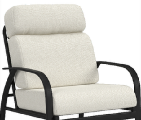 Source chair photograph with cream cushions