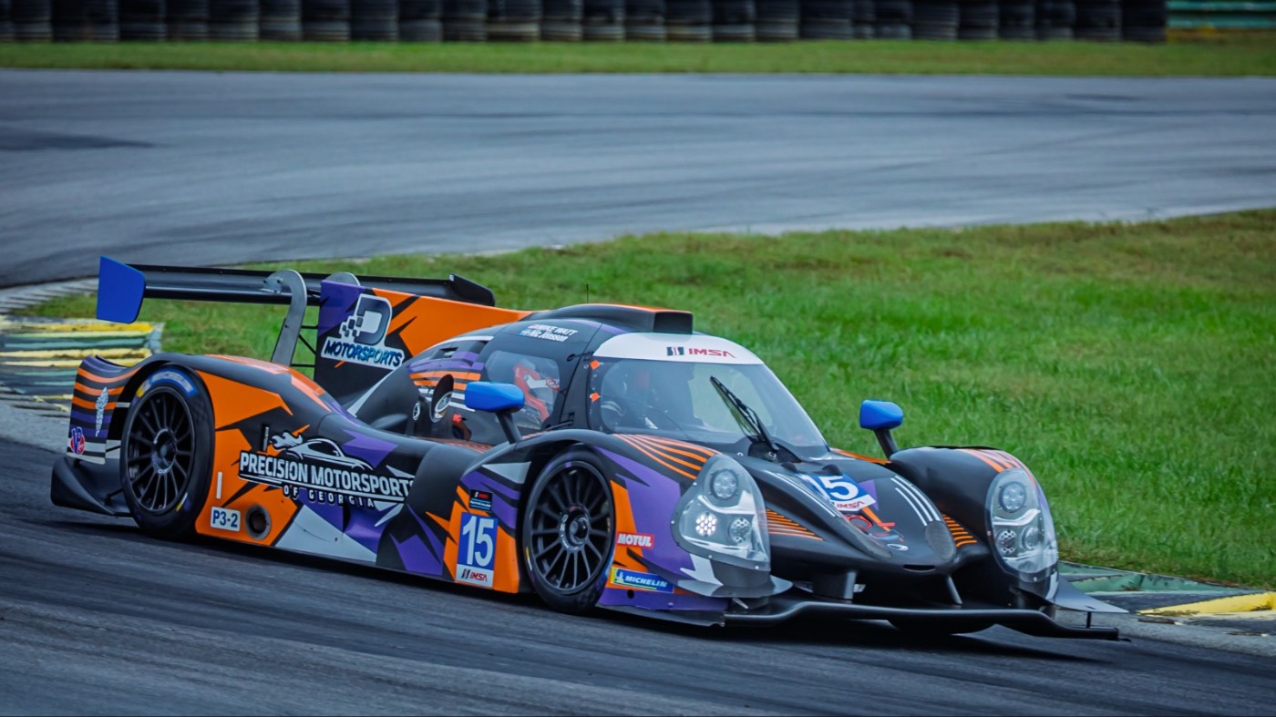 Ligier LMP3 prototype through a VIR corner