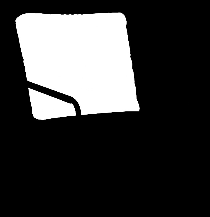 Back cushion alpha channel